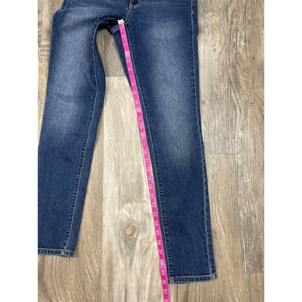 Universal Thread Mid Rise Skinny Jeans 6 28R Blue Denim 30" Inseam - Picture 8 of 8